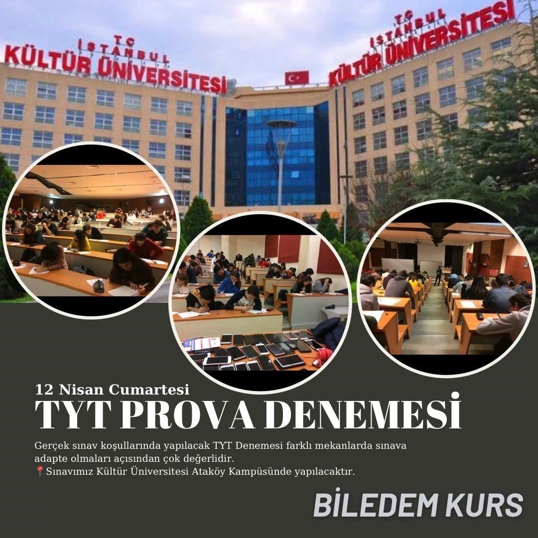 TYT prova denemesi: İstanbul Kültür Üniversitesi Ataköy Kampüsü